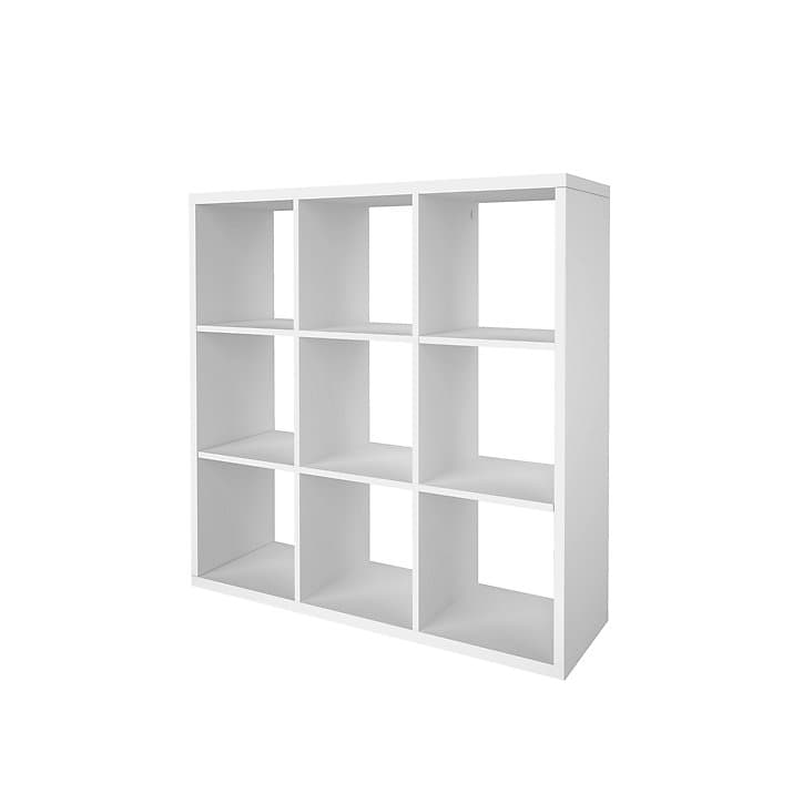 Étagère modulable 9 cubes GoodHome Mixxit blanc
