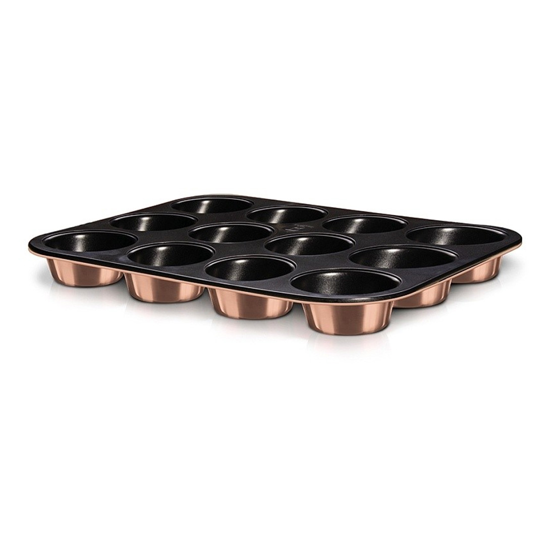 Berlinger Haus Muffin-und Cupcake Backform für 12 Stk. 35 x 26.5 x 3 cm Rose Gold Edition