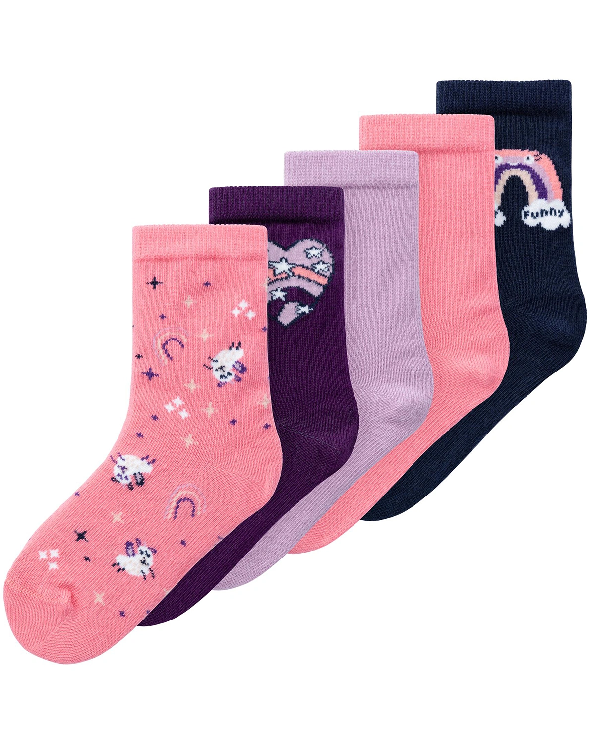 Socken NMFVINNI 5er-Set in dark sapphire