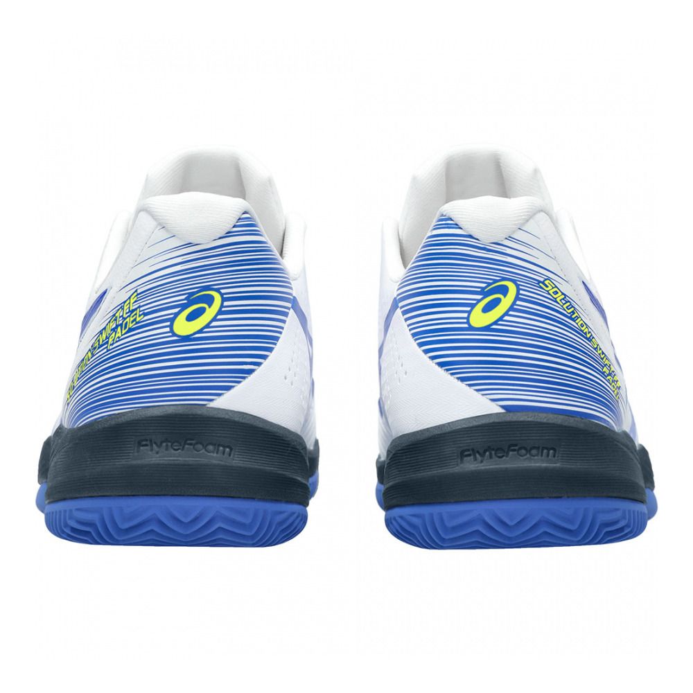 Asics SOLUTION SWIFT FF PADEL - Chaussures de padel Homme white/illusion blue