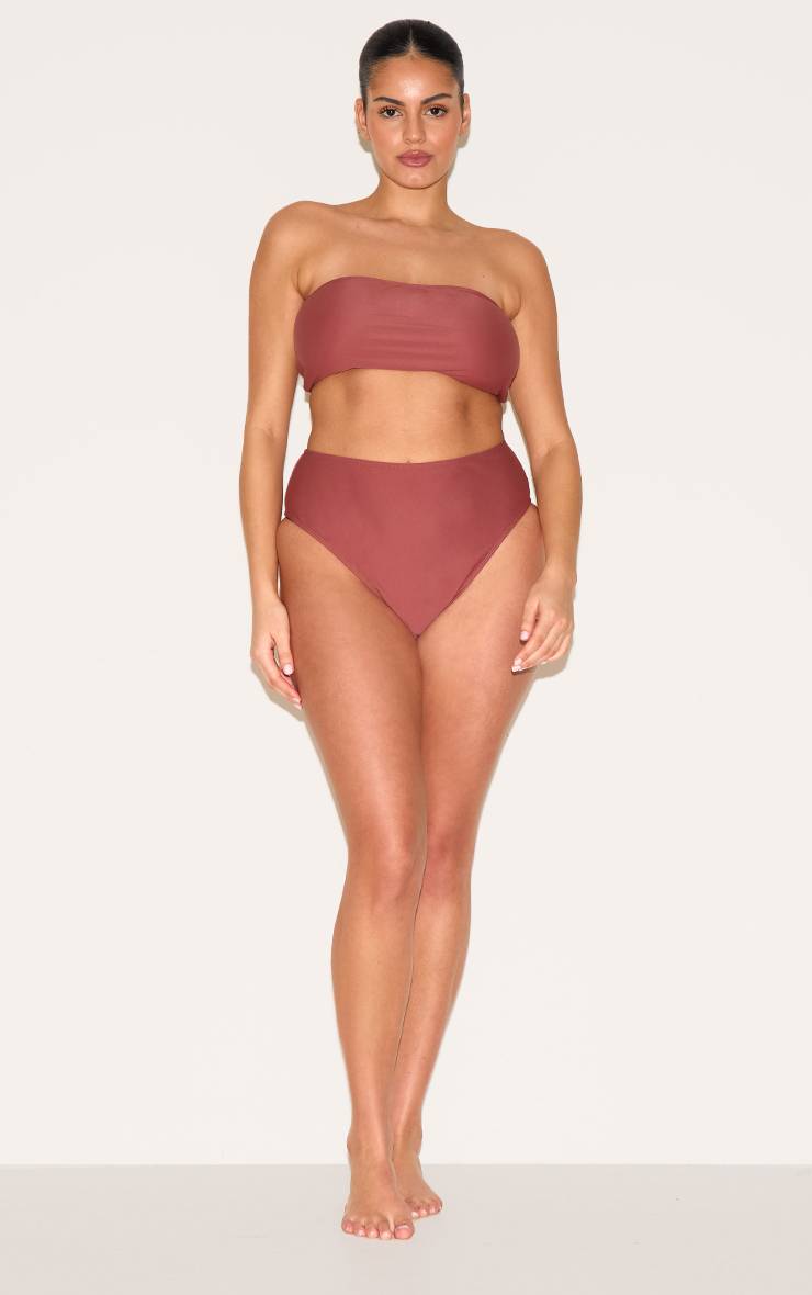 Rouille Haut De Bikini Bandeau Basique Plus