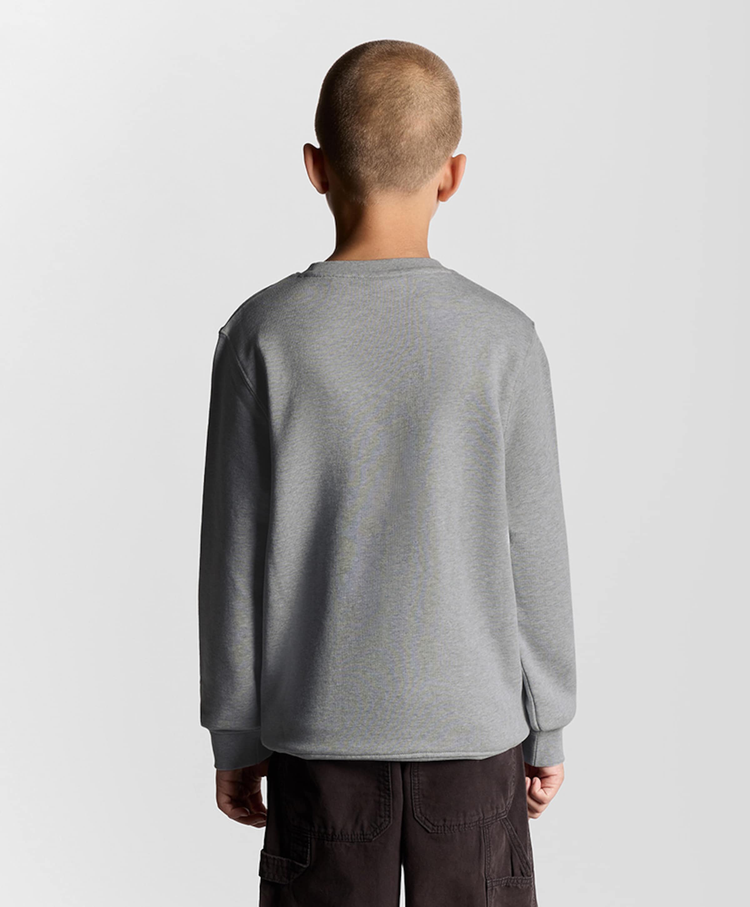 Lyle & Scott Jongens sweater grijs