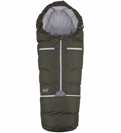Voksi Fußsack - Active - 100/125 cm - Olivgrün/Grau