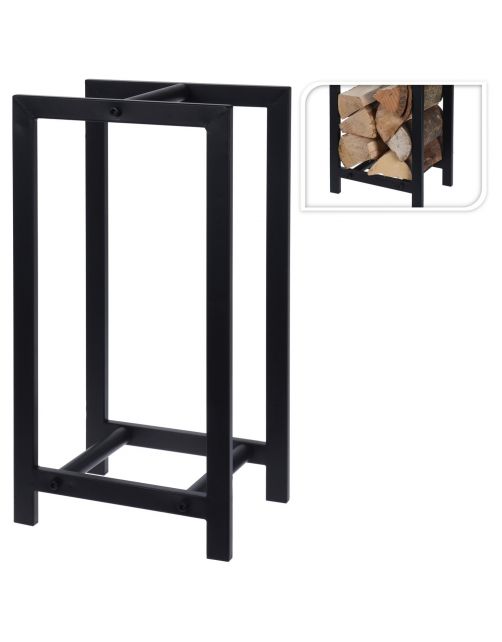 Homestyle Haardhout Standaard Rechthoek - Houtopslag - 30x22x60 cm