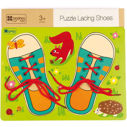 Andreu toys puzzel veters strikken