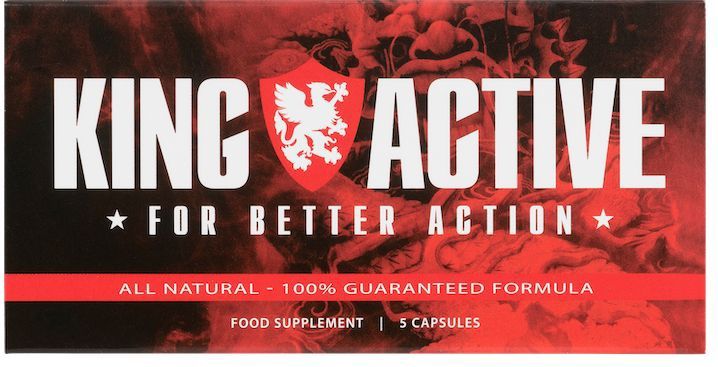 King - Active - Erectiemiddel - 5 Caps - Natuurlijke Ingrediënten
