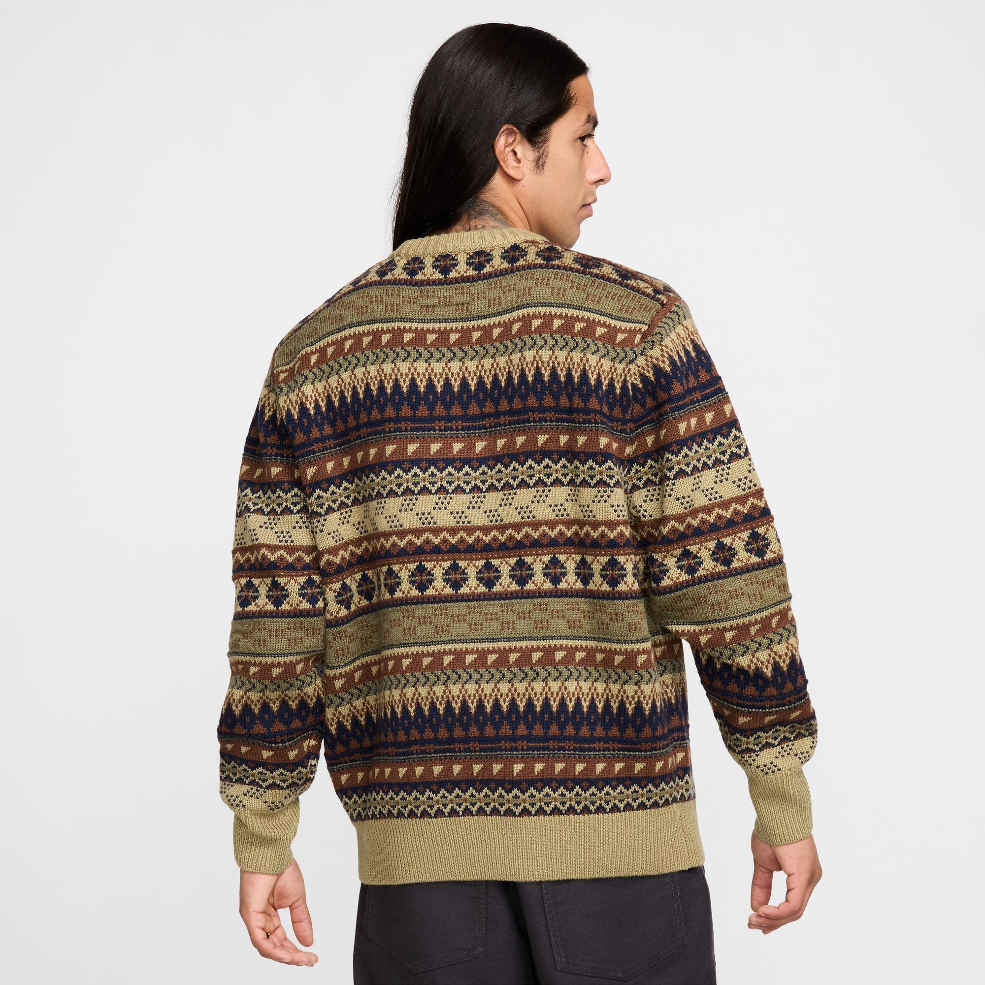 Nike<br>Life Fair Isle Swoosh Sweater
