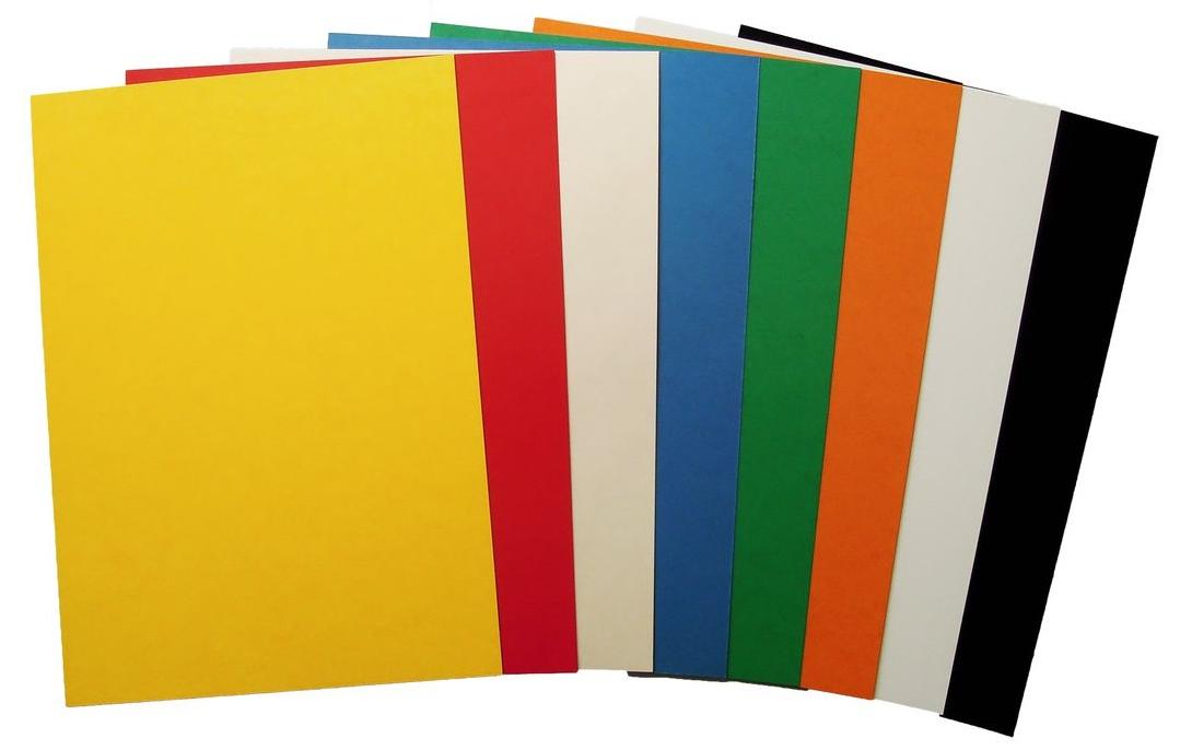 Einbanddeckel 385 g/m², 100 Stück, SchwarzPresspankarton für Bindegeräte