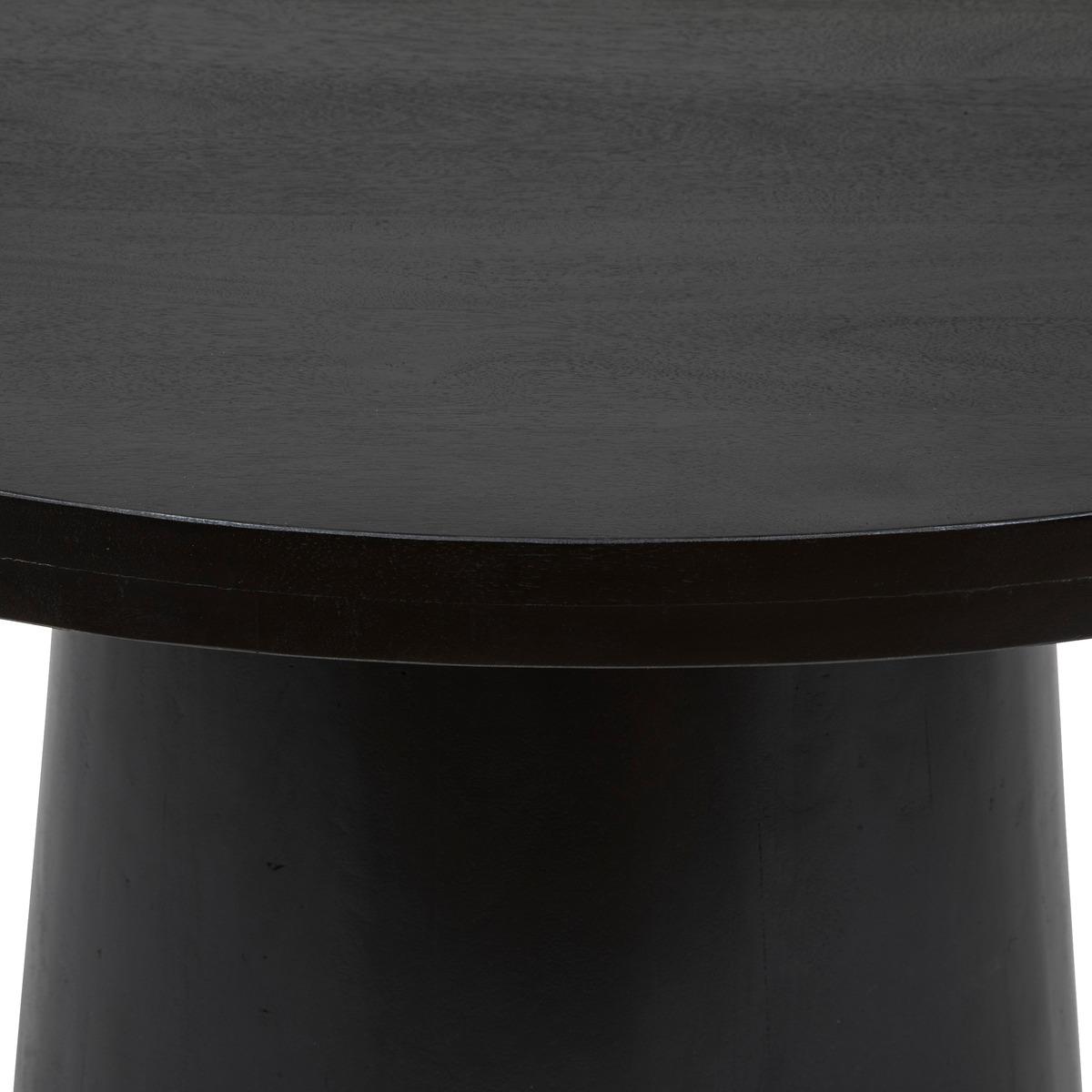 TABLE DINER BOKI NOIR D.120CM