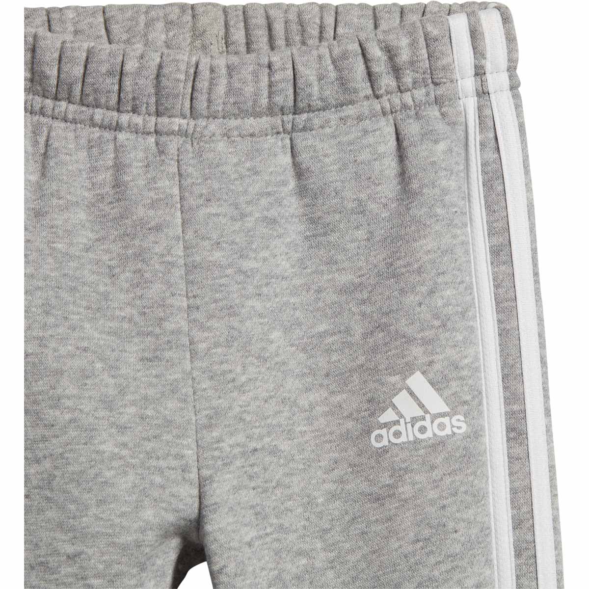 adidas 3-Stripes Full Zip Hood Joggingsæt Børn