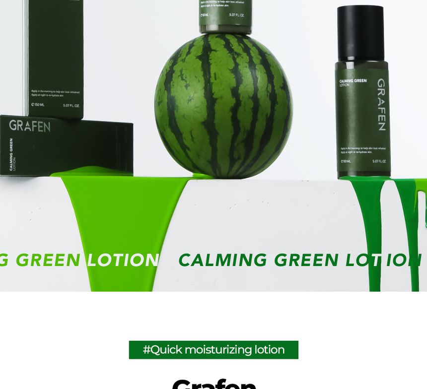 GRAFEN - Kalmerende groene lotion