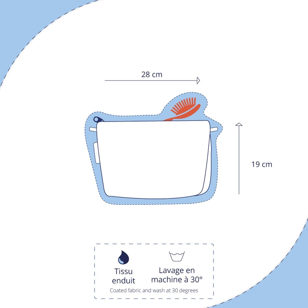 Trousse De Toilette Coquillages Et Crustacés