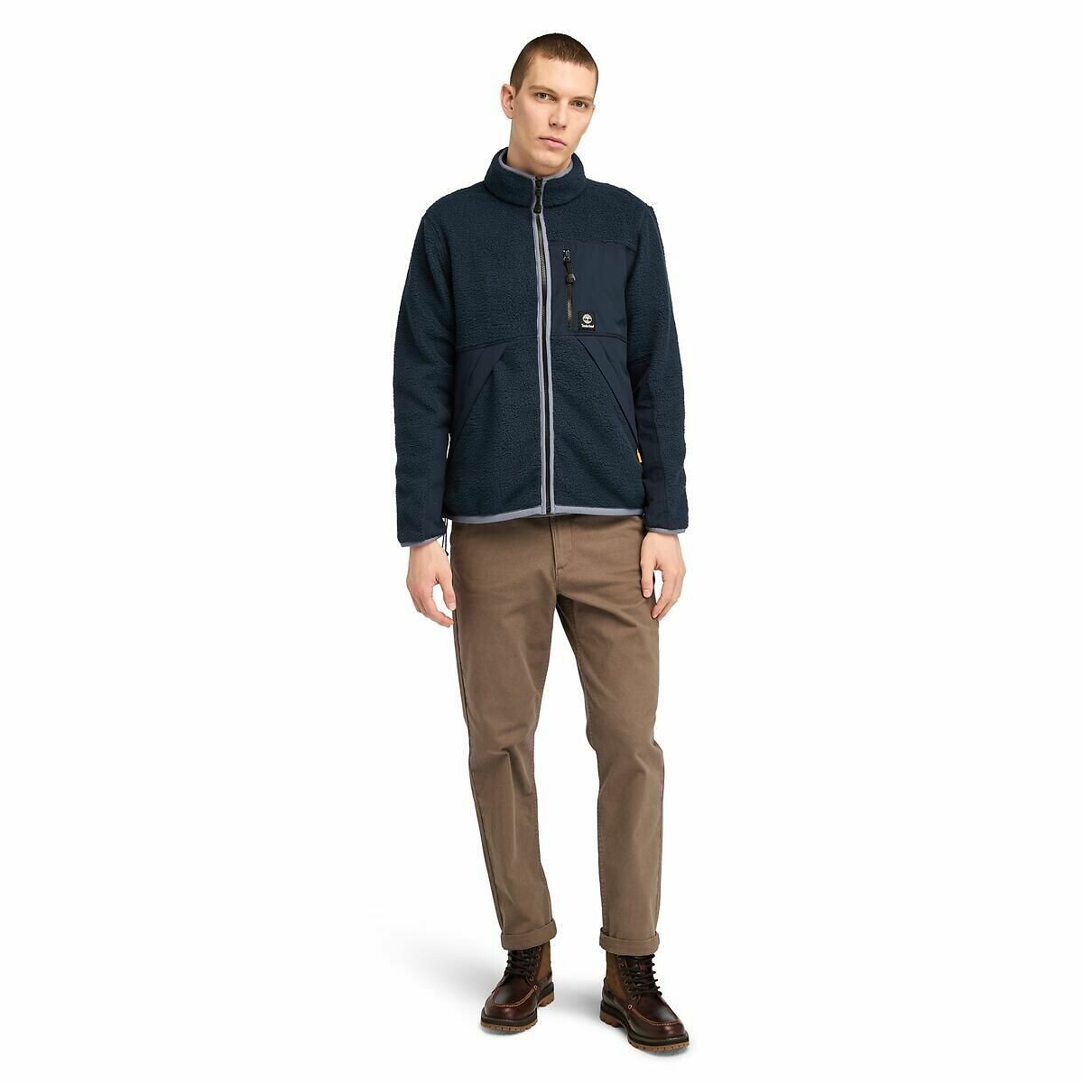TIMBERLAND<br>Suéter com zíper Sherpa