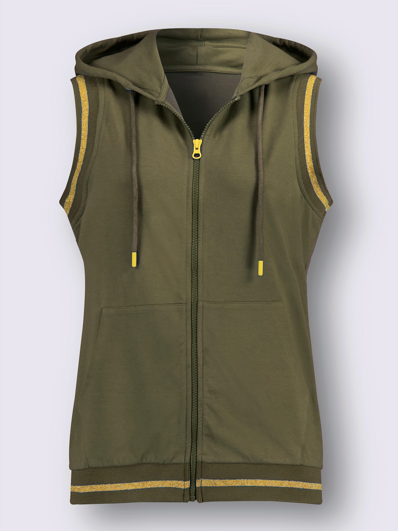 Gilet matière sweat