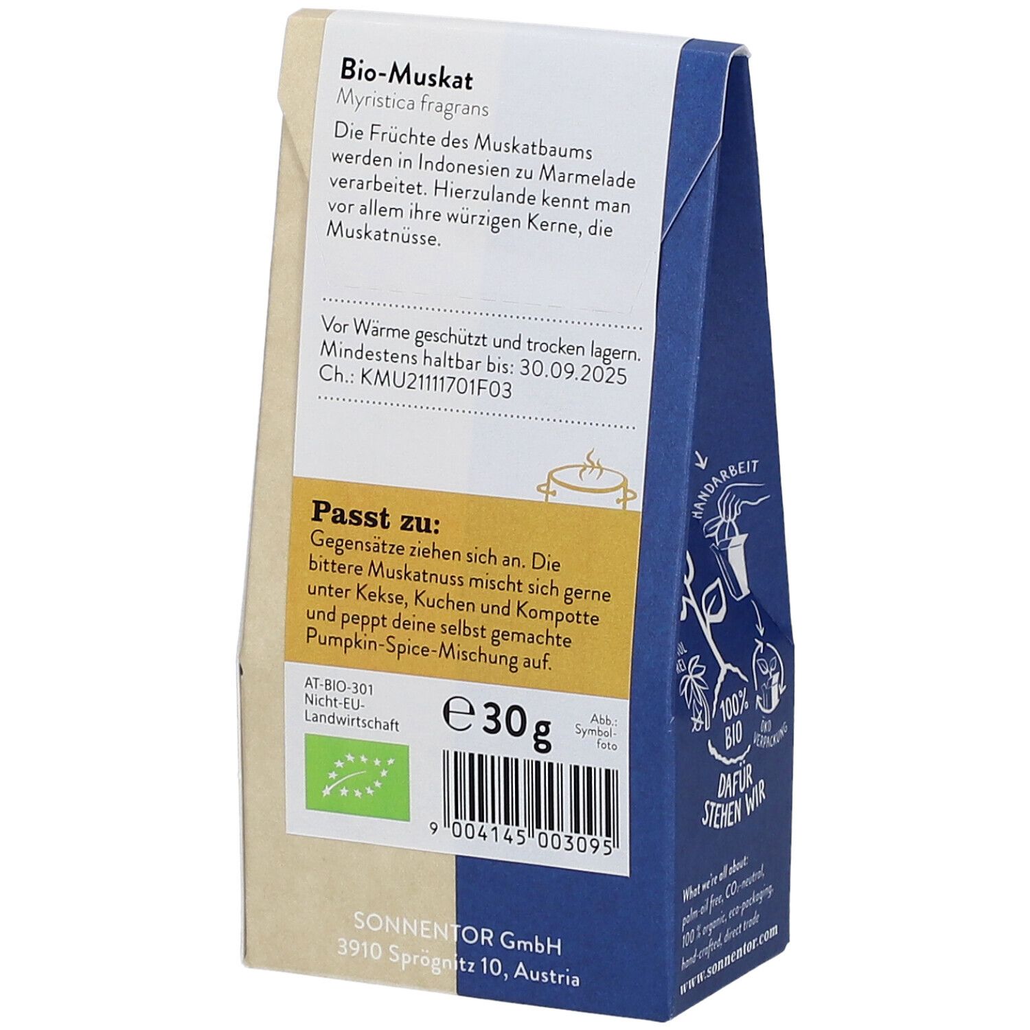 SonnentoR® Muskat gemahlen bio