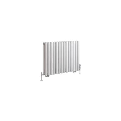 Eastbrook Tunstall dubbele radiator 80x60cm 1145W wit mat
