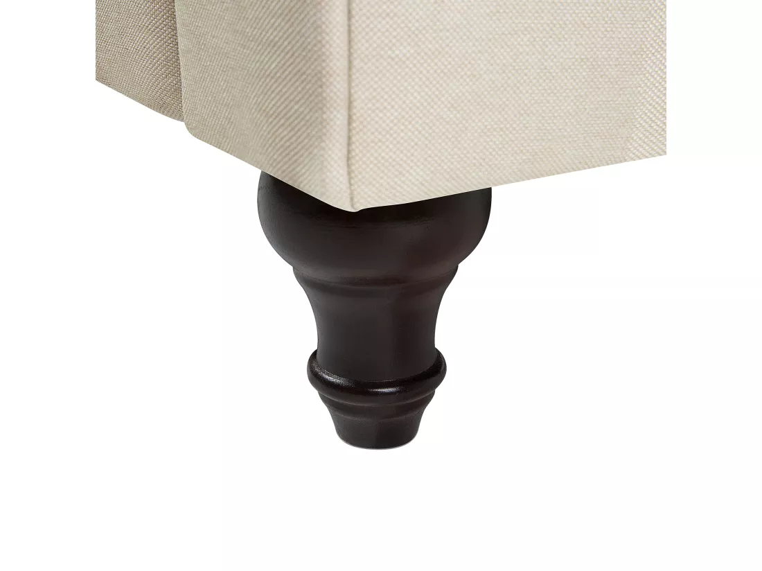 Fauteuil CHESTERFIELD Tissu Beige