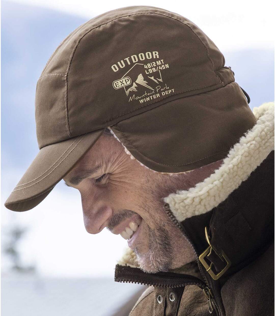 Casquette Cache-Oreilles Doublée Sherpa