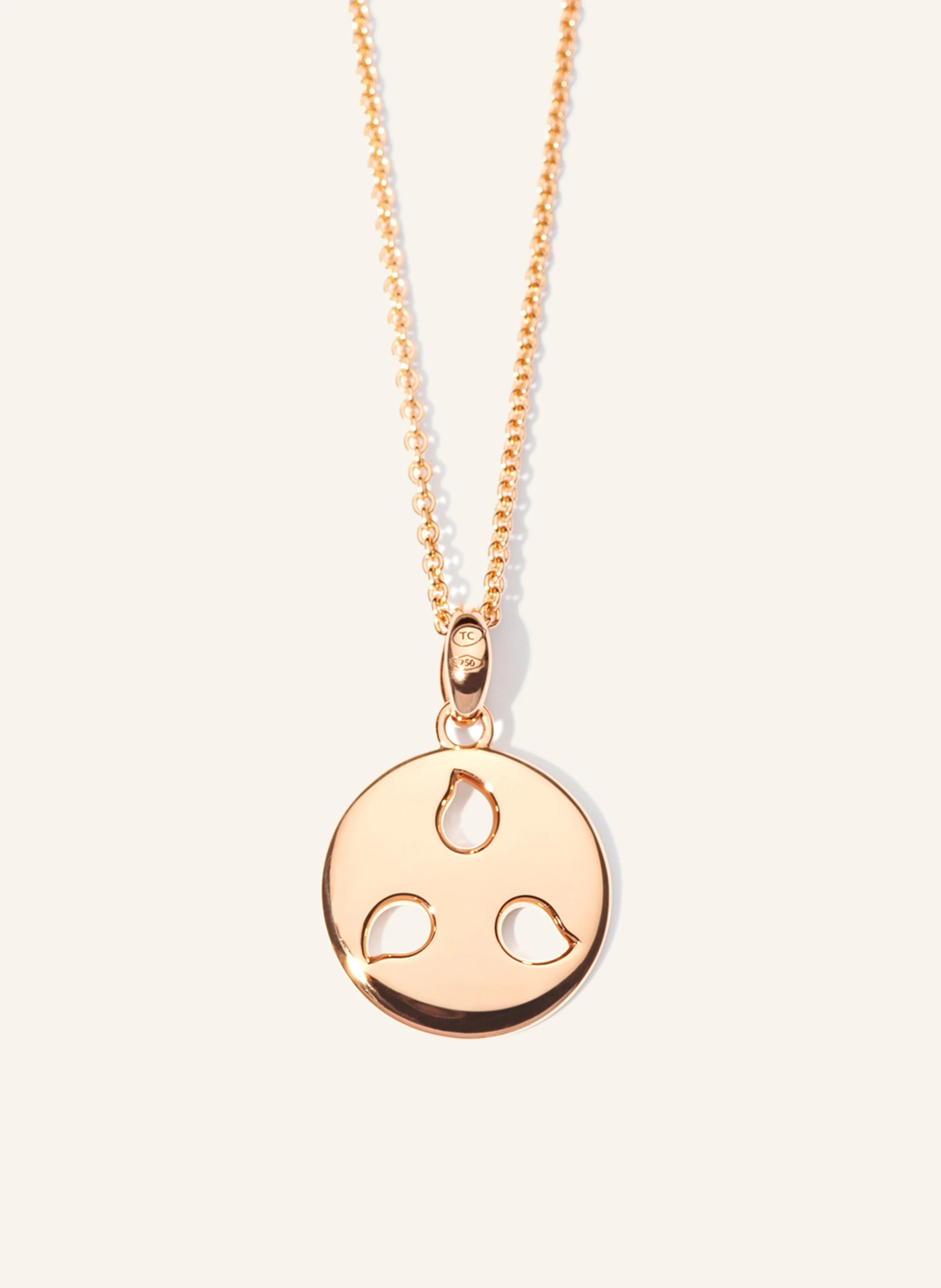 TAMARA COMOLLI Anhänger PENDANT SAND DOLLAR SMALL 18K Roségold