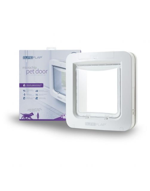 Sureflap Dierenluik Microchip M - Kattenluik - 28x26x7 cm Wit