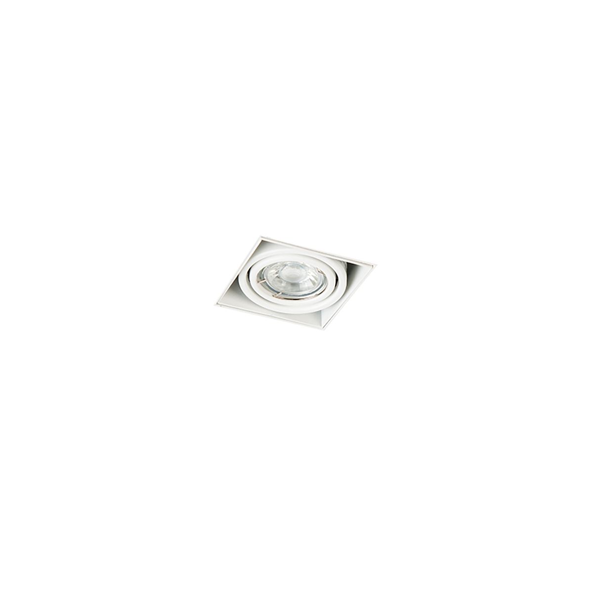 Set van 6 inbouwspot wit GU10 kantelbaar trimless - Oneon