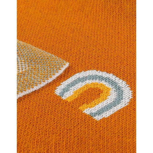 Couverture girafe 75x100 cm tricot bio Tiga Stegi & Ops - NOUKIE 'S