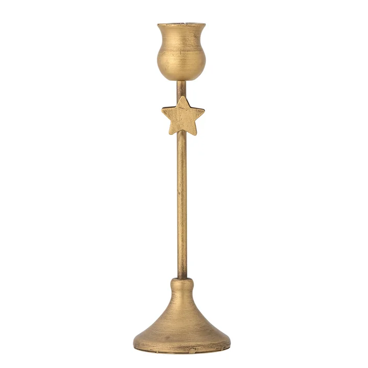Bloomingville - Eloy Kerzenhalter, H 23,5 cm, gold