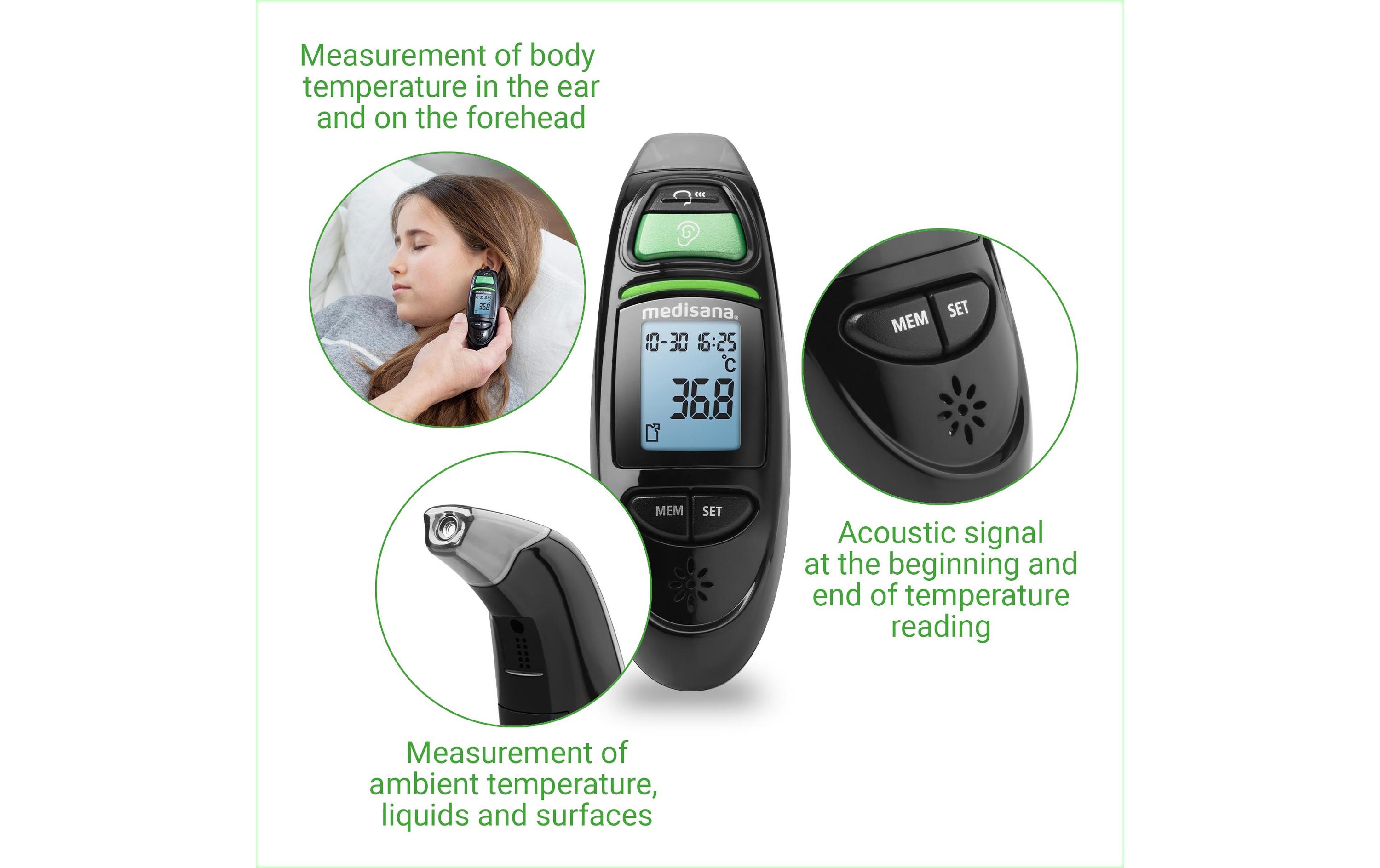 Infrarot-Fieberthermometer TM750 BLInfrarot-Fiebermesser