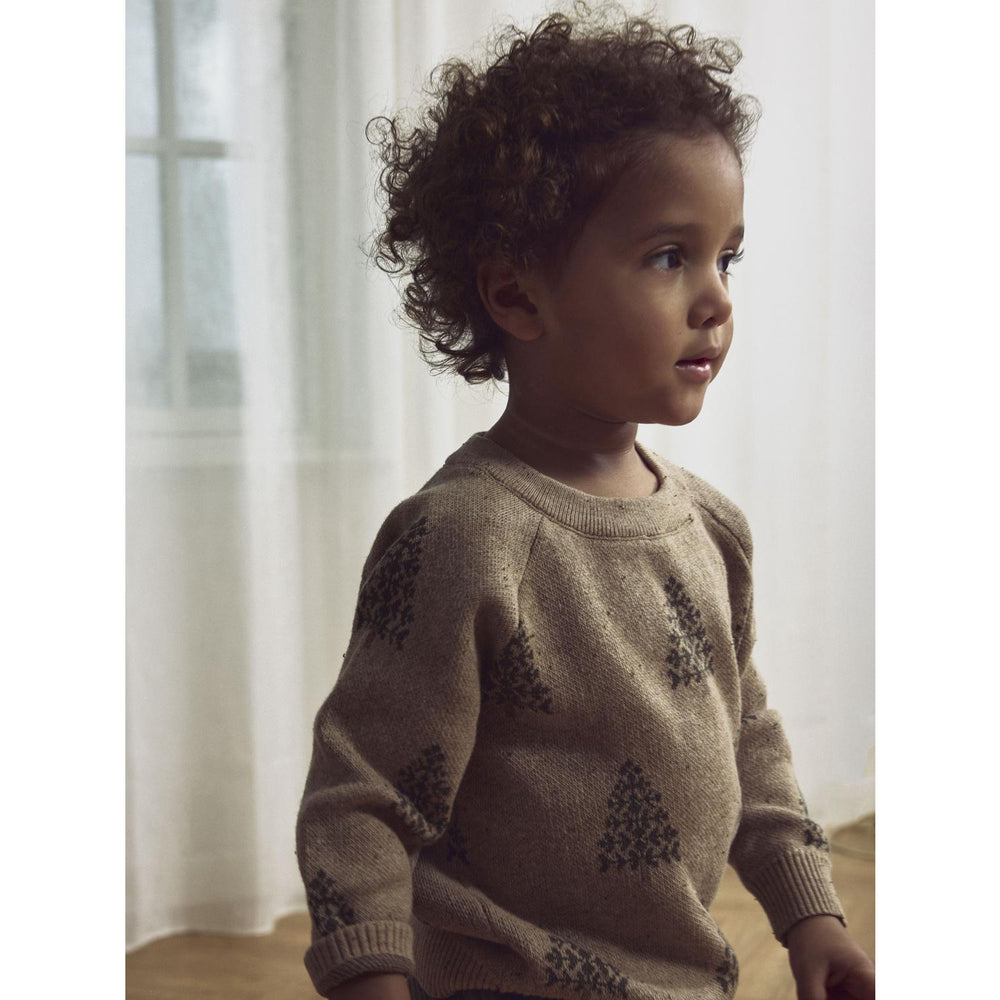 Køb Lil'Atelier Oxford Tan Nmngalto Bob Ls Strik Lil