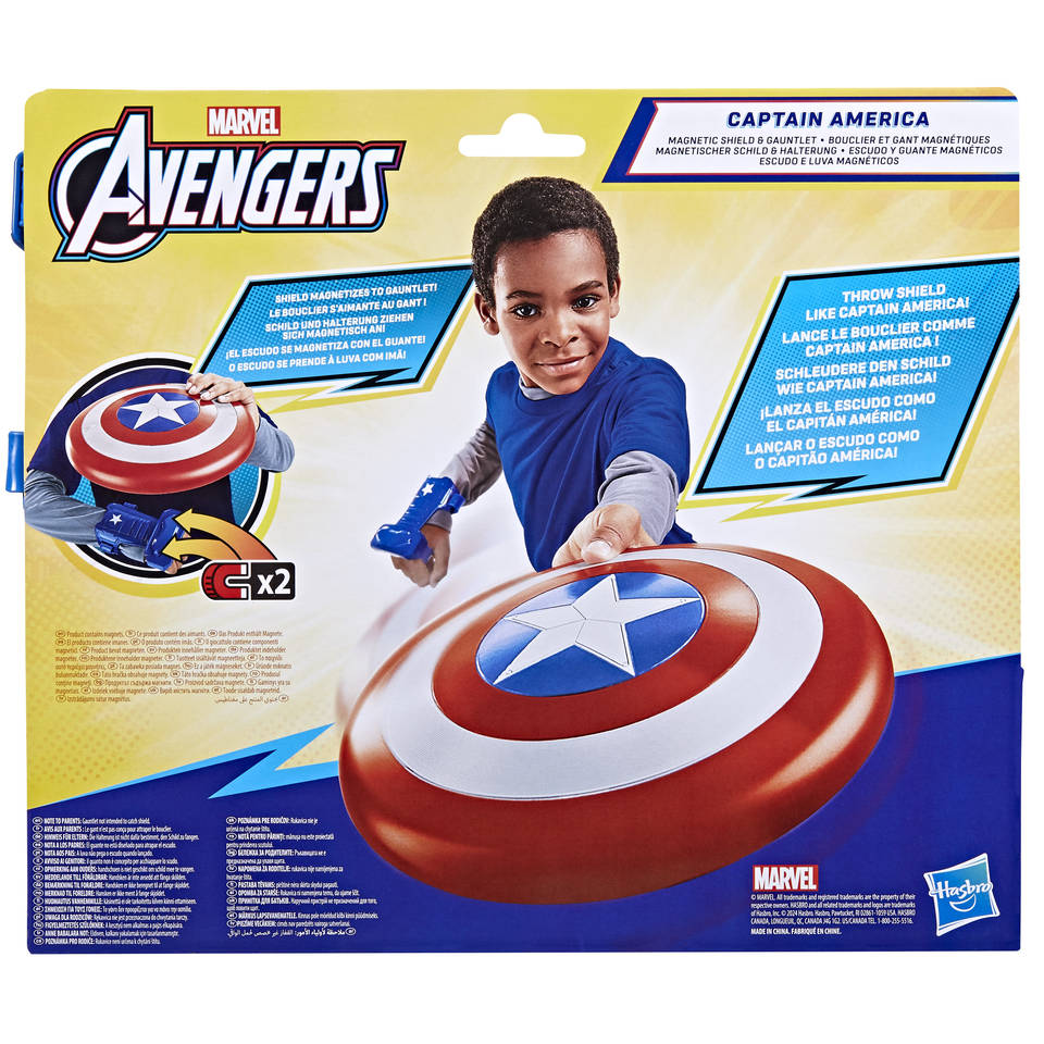 Marvel Avengers Captain America magnetisch schild en gauntlet