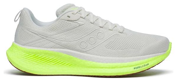 Chaussures Running Saucony Ride RFG Blanc/Jaune Homme