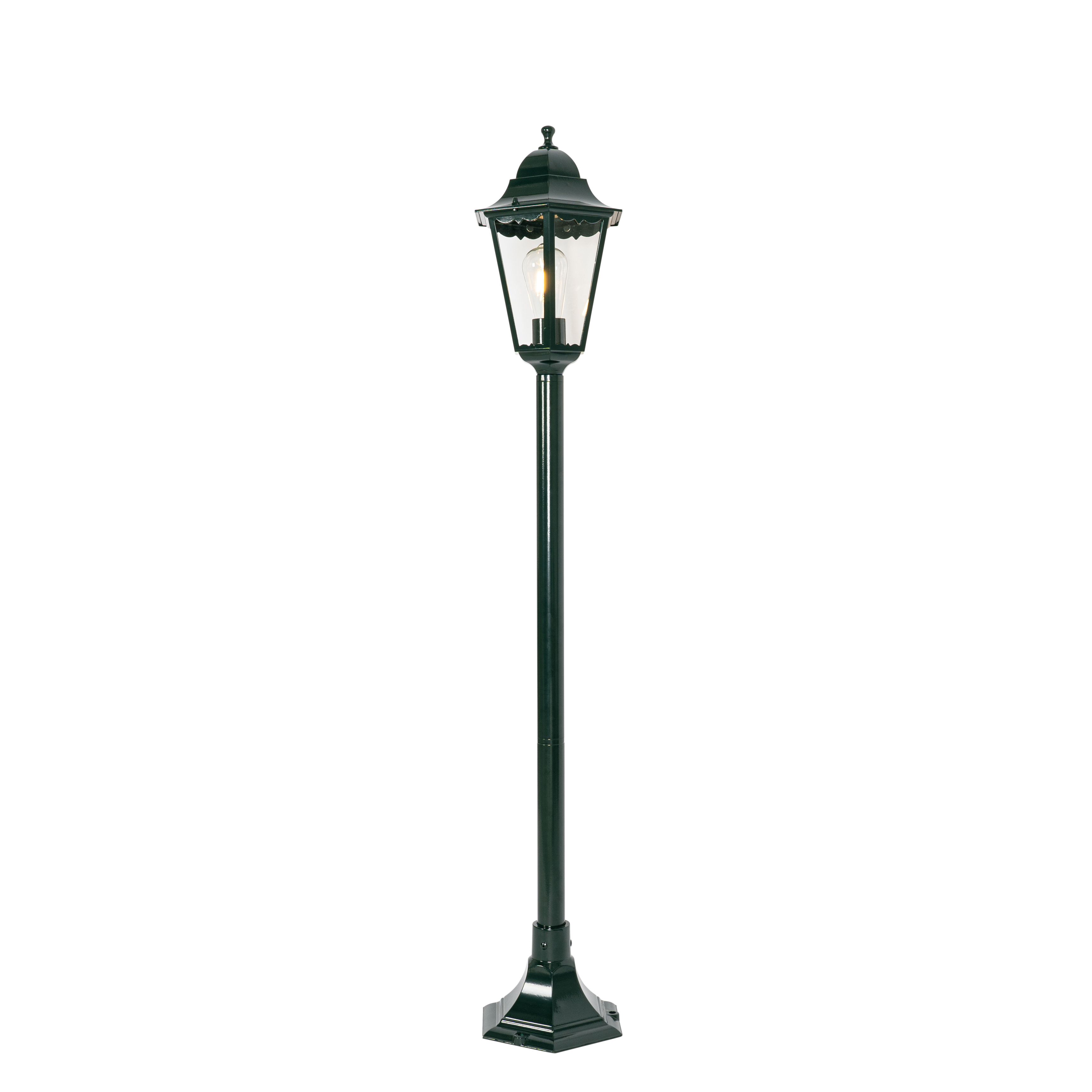 Klassieke staande buitenlamp donker groen 125 cm IP44 - New Orleans