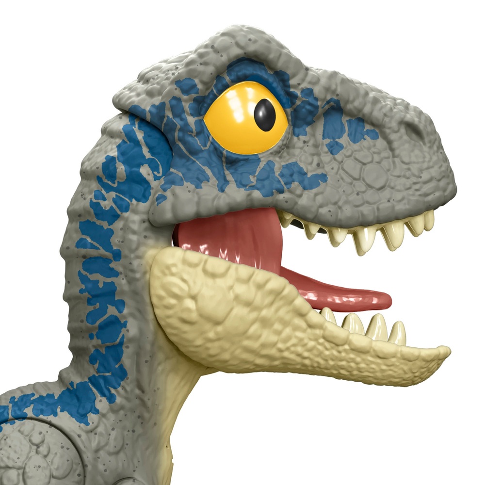Jurassic World Mega Roar: Blue, der Velociraptor-Dinosaurier-Spielzeug