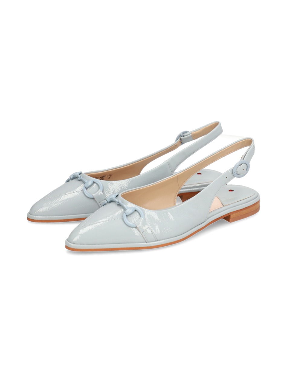 Lackleder Slingpumps
