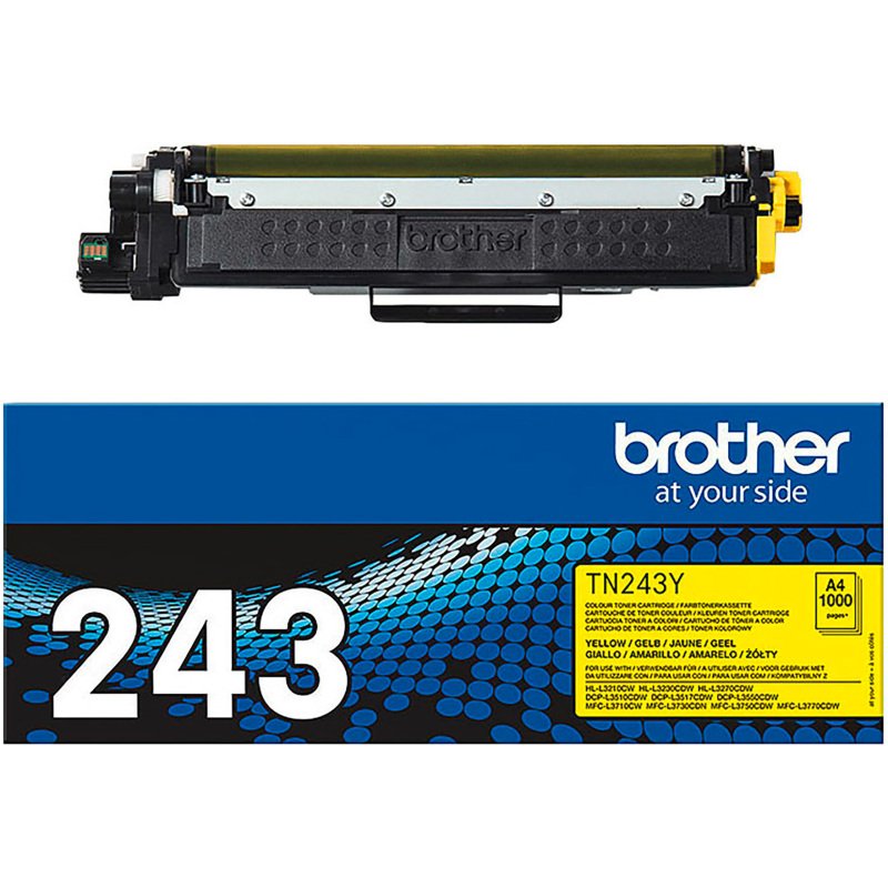 Toner Brother TN243 couleurs séparées pour imprimante laser