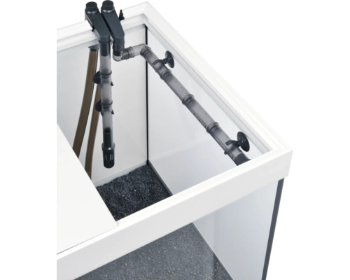 EHEIM Vivaline 150 aquariumcombinatie met LED-verlichting, verwarming, filter en kast in antraciet