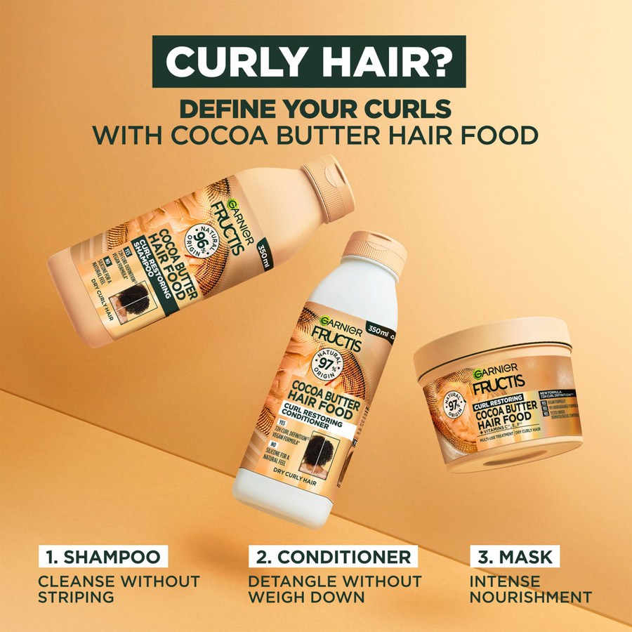 Garnier Fructis Hair Food Cocoa Butter Mask 400ml