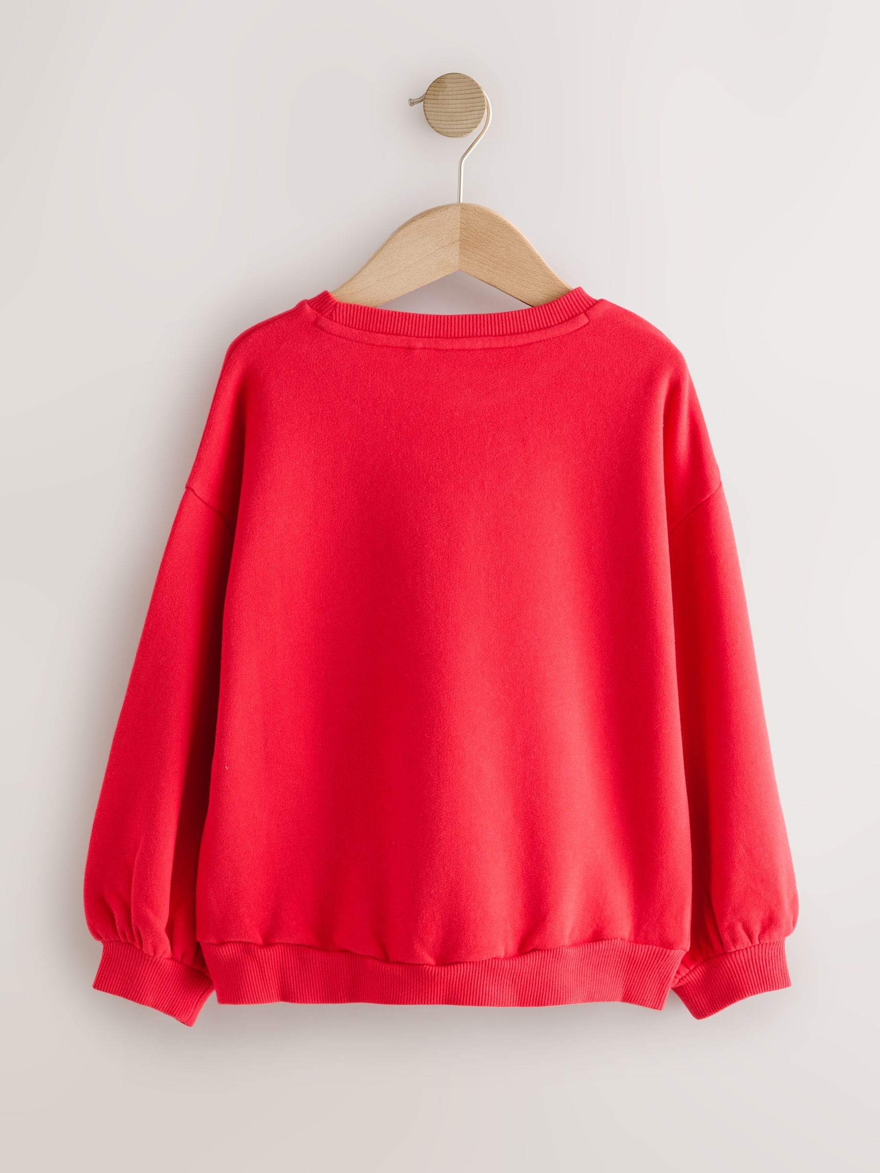 Rood Tis the Season feestelijke iconen - Kersttrui-sweatshirt (3-16jr)