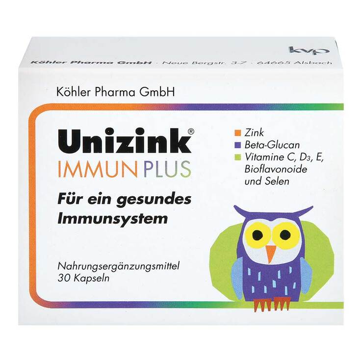 Unizink Immun Plus Kapseln, 1X30 St