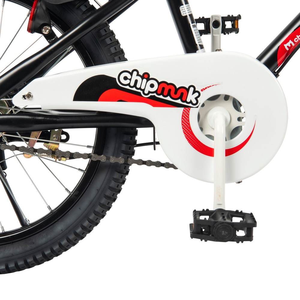 18-Zoll-Chipmunk-Sommerfahrrad, schwarz