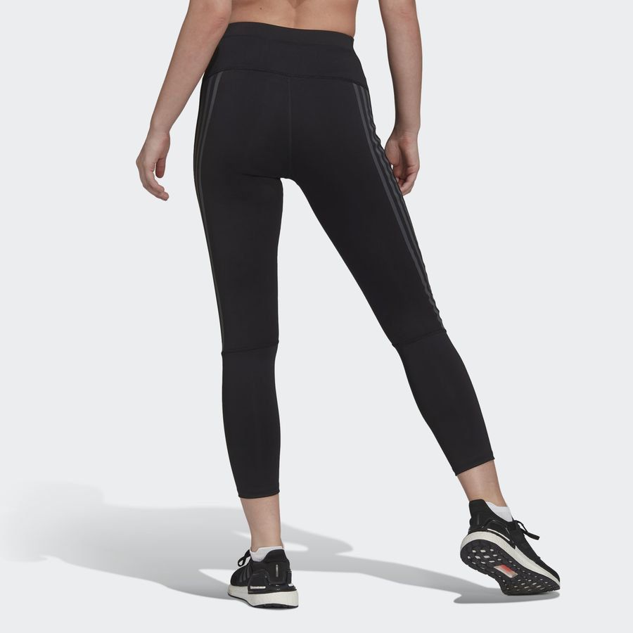 adidas Collant Run Icons 3-Stripes - Noir Femme