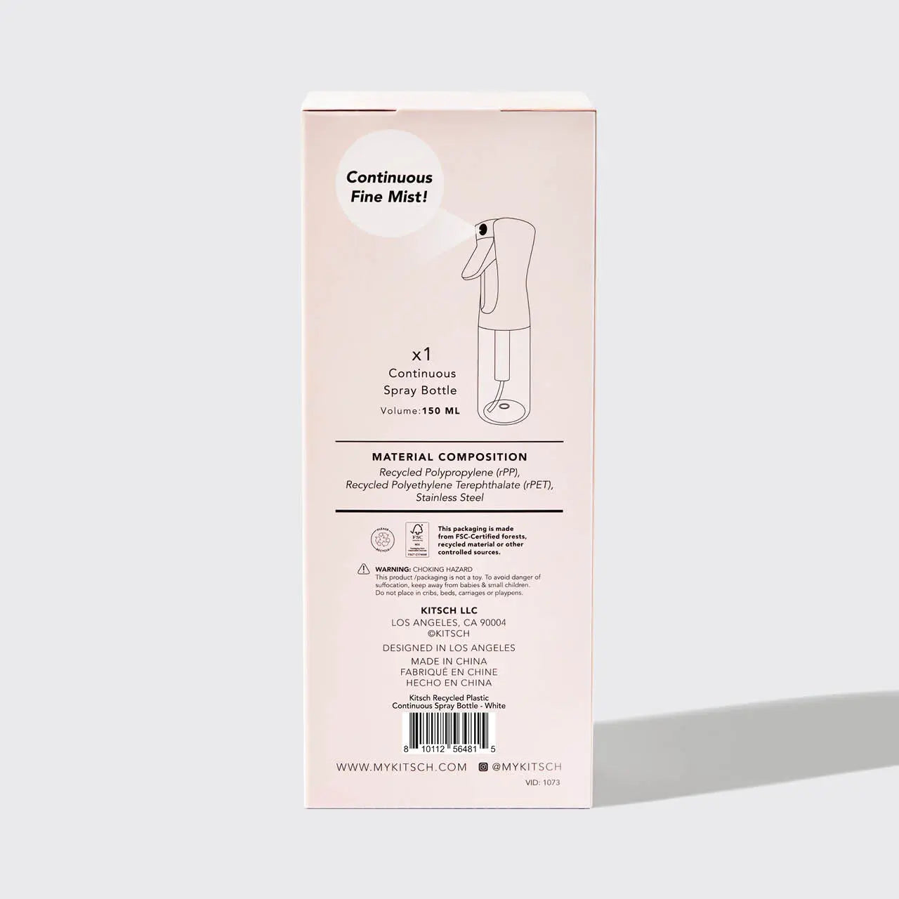Continuous Spray White