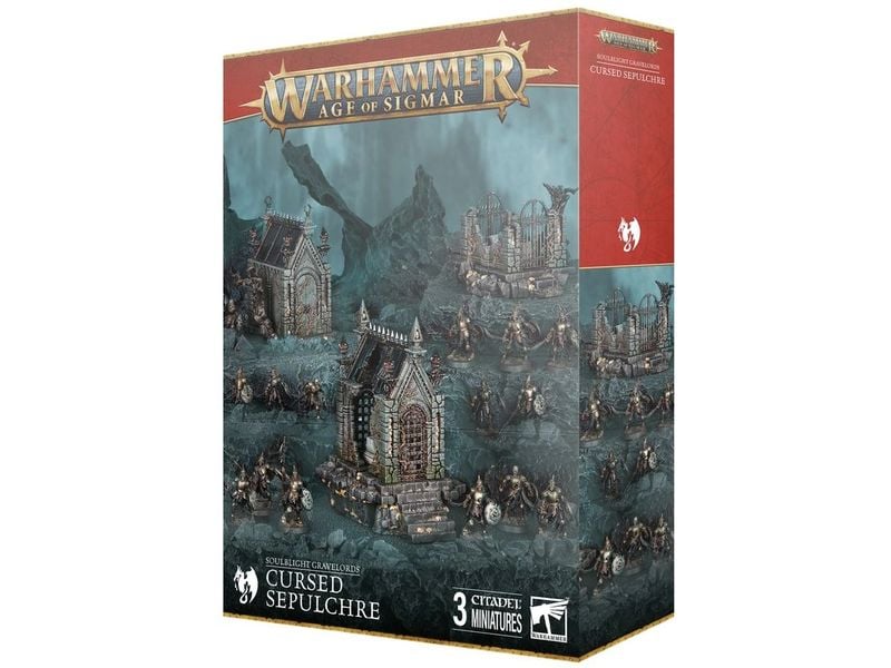 Games Workshop Figurenset Warhammer AOS Soulblight Gravelor Warhammer Age of Sigmar, Verfluchtes Grab – Bausatz