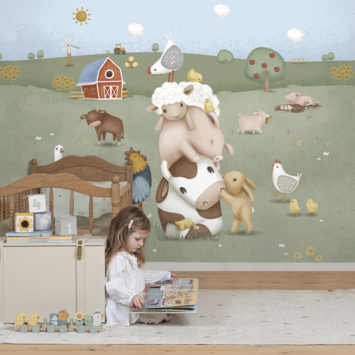 Fotobehang Little Dutch Little Farm (dessin WD120022)