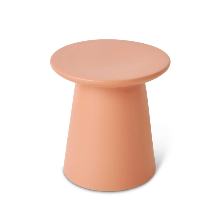 HKliving Earthenware bijzettafel Ø40 Cream