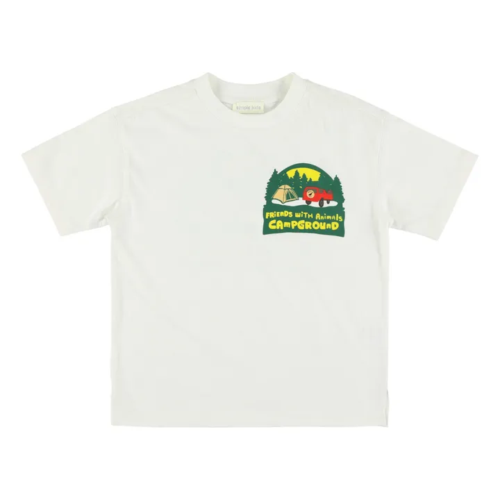 Simple Kids T-Shirt Camper | Blanc