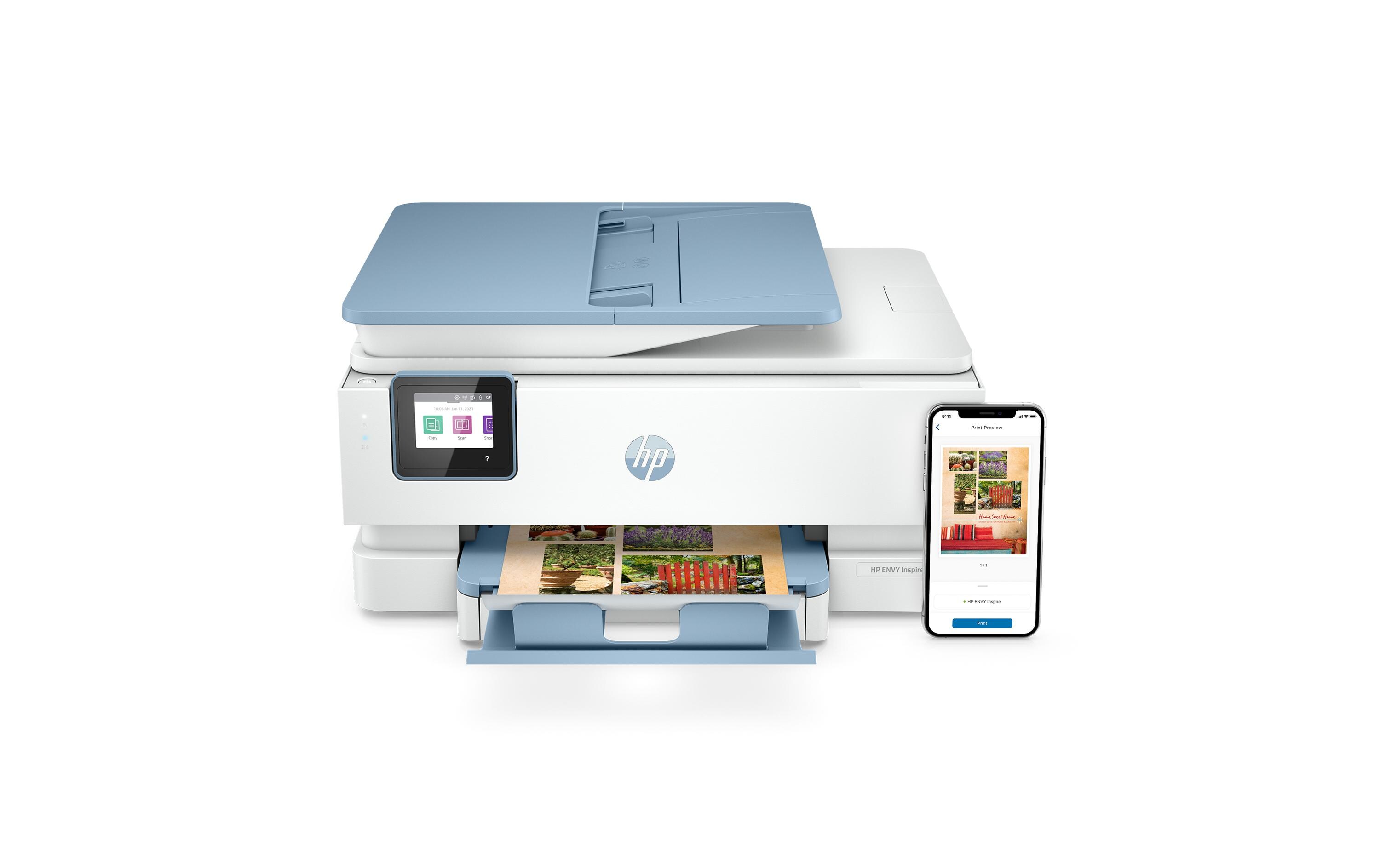Multifunktionsdrucker Envy Inspire 7921e All-in-One<br>3-in-1-Tintenstrahl-Multifunktionsdrucker mit WLAN sowie HP Plus mit vielen zusätzlichen Services