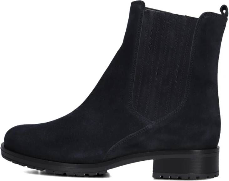 GABOR Enkellaarsjes Dames 022 Maat: 43 Materiaal: Leer Kleur: Blauw