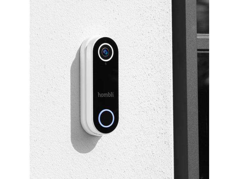 hombli Smart Doorbell Pack, Weiss Hombli Smart Doorbell 2 und Hombli Chime 2 Türgong
