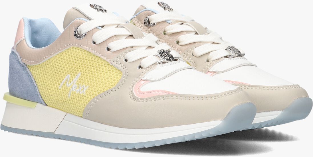 MEXX gele mexx lage sneakers fleur mini